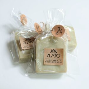 Aloe vera and cucumber soap