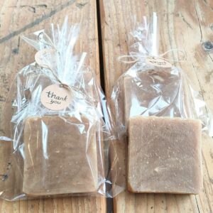 Goat milk , honey and oats soap
